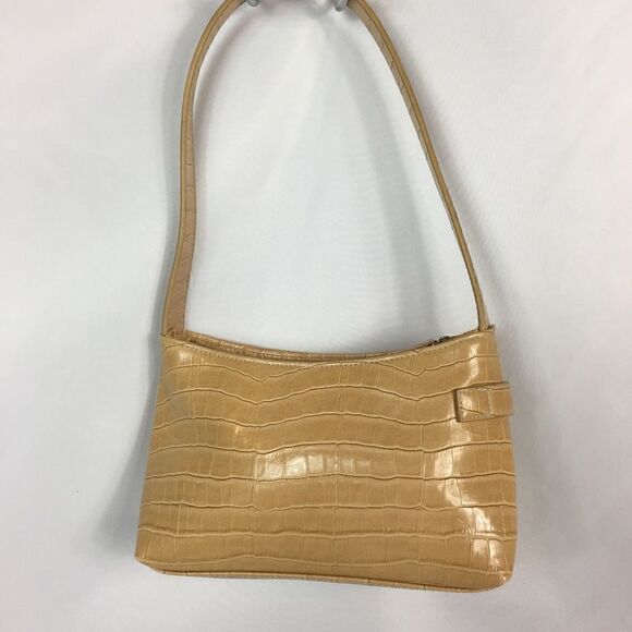 ‎Beige Faux Leather Small Shoulder Bag - Picture 2 of 8